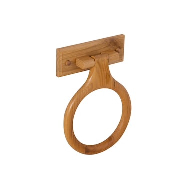 Design House 561191 Dalton Toilet Seats Towel Ring Honey Oak