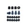 Earphones Plus Extra Small brand replacement earphone tips custom fit assortment memory foam earbuds triple flange ear tips and standard replacement ear cushions