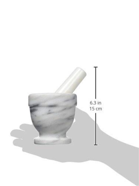 Norpro Marble Mortar Pestle Colors May Vary