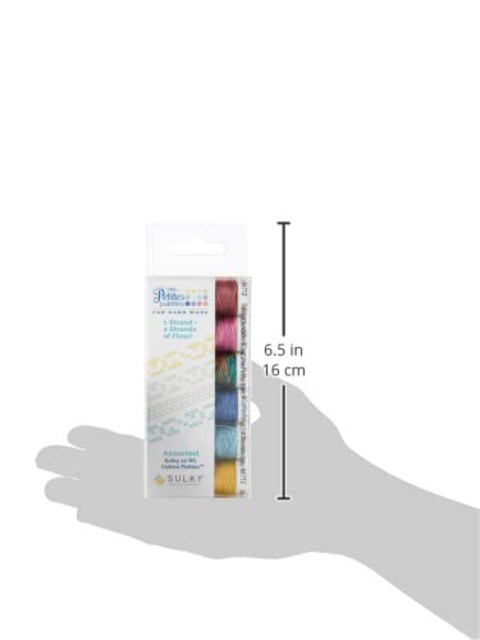 Sulky Sampler 12wt Cotton Petites Most Popular Blendables Assortment 6Pack