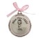 Bless this child crib medal Girl Crib Medal pink ribbon Round 2 34 great gift baby shower by McVan Inc