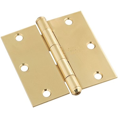 National Hardware N195685 V513 Door Hinge in Solid Brass
