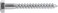 The Hillman Group 230018 Zinc Hex Lag Screw 14 x 212 100 Pieces