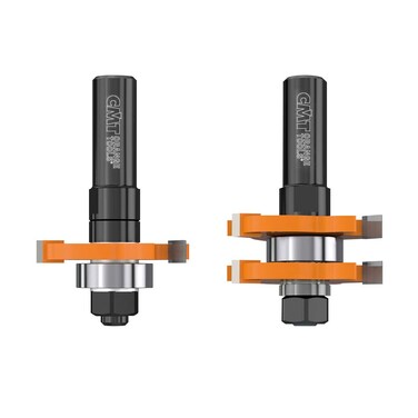 CMT 80062611 2Piece Tongue  Groove Set 12Inch Shank