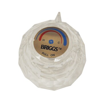 DANCO Faucet Handle for BradleyCole Briggs and Sayco Clear Acrylic 1Pack 88423