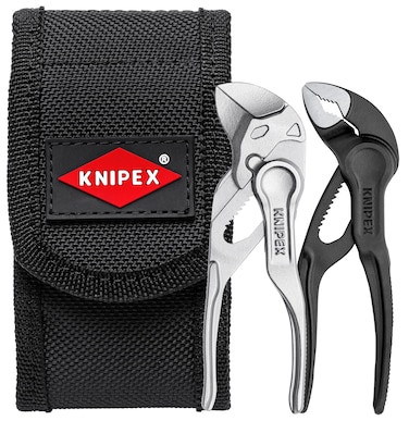 Knipex  2 Pc Mini Pliers XS Set in Belt Pouch 002072V04XS