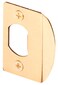 PrimeLine E 2307 Brass Standard Door Lock Residential Strike Plate Single Pack