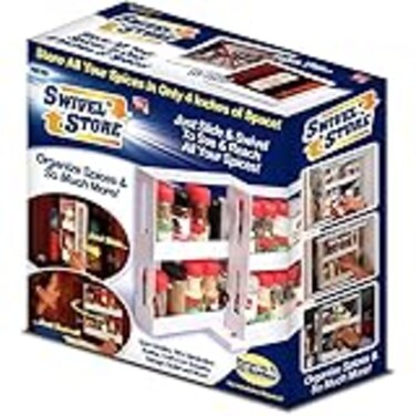 Swivel Store Spice Rack Organizer  As Seen On TV