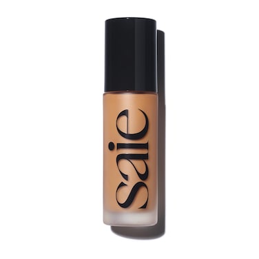 Saie Glowy Super Skin Tint Liquid Foundation  Hydrating Serum Foundation with Lightweight Medium Coverage  Formulated with Hyaluronic Acid to Hydrate Brighten and Plump  Shade 24 101 oz