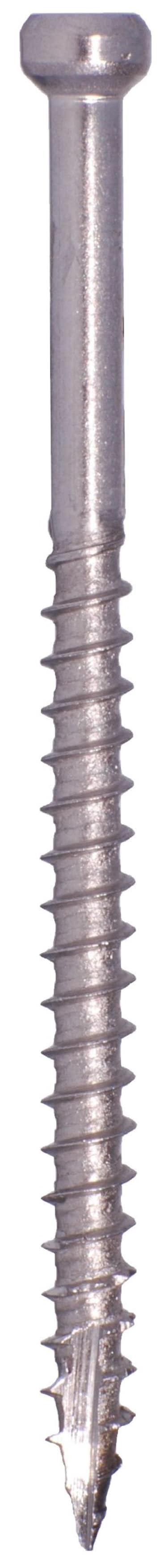 GRK 772691377241 8 x 112 37724 FINTrim 305 Stainless Steel Finish Screws 100 Count Color