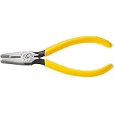 Klein Tools D2346C IDC Connector Crimping Pliers with Induction Hardened Knives HotRiveted Joint and Curved Handles