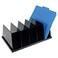 Officemate Recycled Large Standard Sorter 5 Compartments 135 x 9 x 5 Inches Black 26192