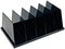 Officemate Recycled Large Standard Sorter 5 Compartments 135 x 9 x 5 Inches Black 26192