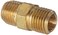 Anderson Metals 56122 Brass Pipe Fitting Hex Nipple 14 x 14 NPT Male Pipe