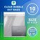 AMIFF Clear Bubble Out Bags 15 x 175 Inches 10 Pack Self Seal Bubble Pouches Polyethylene Clear Bubble Bags for Packing Waterproof Clear Bubble Out Pouches for Fragile Things