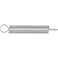 PrimeLine SP 9627 Extension Spring Spring Steel Construction NickelPlated Finish 0091 GA x 78 in x 6 in Closed Single Loop Single Pack