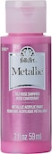 FolkArt Metallic Acrylic Paint in Assorted Colors 2 Ounce 652 Rose Shimmer