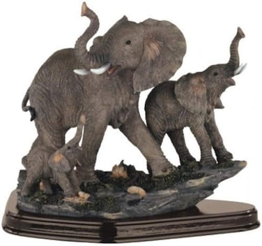 StealStreet SSG54070 Family of Wild Elephant Animals Figurine Statue Sculpture