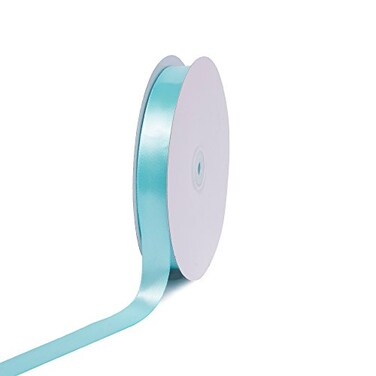 Creative Ideas PSF0708314 Solid Satin Ribbon 78 by 100 Yard Aqua Solid
