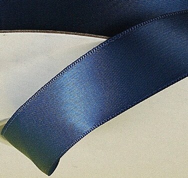 Creative Ideas Solid Satin Ribbon 78 by 100 Yard Antique Blue Solid