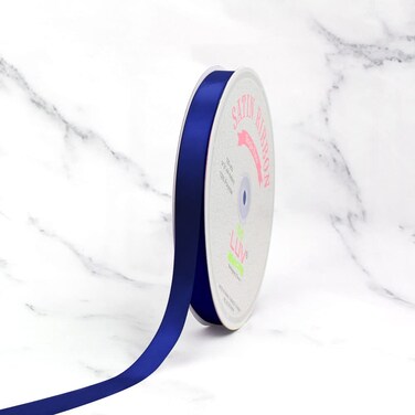 Creative Ideas Solid Satin Ribbon 58Inch by 100 Yard Navy Blue PSF0508370
