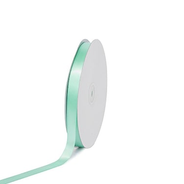Creative Ideas Solid Satin Ribbon 58Inch by 100 Yard Mint Green Solid