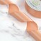 Creative Ideas Solid Satin Ribbon 112Inch by 50 Yard Light Peach Solid