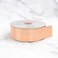 Creative Ideas Solid Satin Ribbon 112Inch by 50 Yard Light Peach Solid