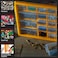 Stalwart 30Drawer Plastic Small Parts Organizer  Desktop or Wall Storage Drawers for Organizing Hardware Crafts Garage or Classroom Yellow