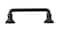 Richelieu Hardware BP873900 Toulon Collection 3inch 76 mm CentertoCenter Matte Black Traditional Round Cabinet and Drawer Pull Handle for Kitchen Bathroom and Furniture