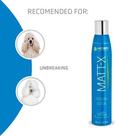 Artero MattX Dematter Ultra Dematting and Finishing Spray for Dogs and Cats A Powerful dematting Conditioning Spray