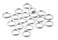 Cousin 4mm Sterling Silver Closed Jump Ring  25pc