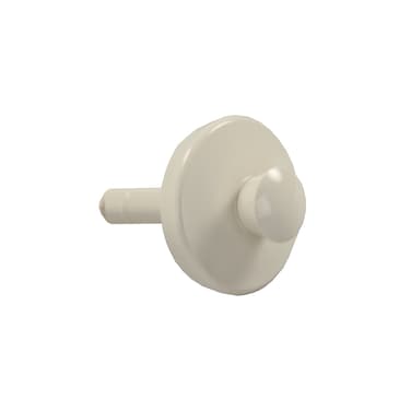 JR Products 95125 Single Stem PopUp Stopper  Parchment  white