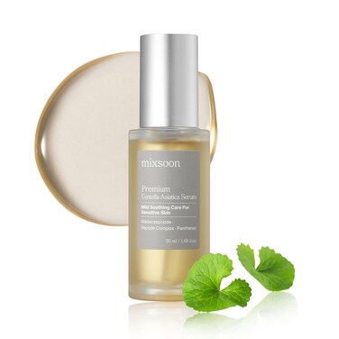 mixsoon Premium Centella Asiatica SerumFor Sensitive Skin CareHydration Revitalizing Niacinamide Adenosine FragranceFree NonIrritating 169 fl oz  50ml