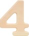 Hillman 847325 65Inch Pine House Number 4 Wood