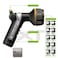 Melnor 65179AMZ Heavyweight Metal Thumb Control Nozzle wQuick Connect Set