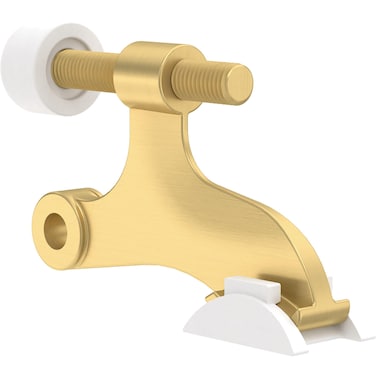 Franklin Brass 5Pack Hinge Pin Door Stop Modern Gold No Drill Door Stopper Adjustable Door Holder Hinge Door Stop with Bumper B59650K117C5
