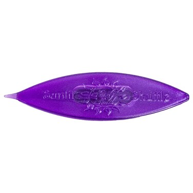 Handy Hands Sunlit Tatting Shuttle with Pick Sparkle Grape