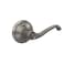 Schlage F170 FLA 619 RH Right Handed Flair Door Lever One Sided NonTurning Dummy Door Handle Satin Nickel