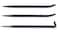 URREA Alignment Bar Set  3Peice Line up Pry Bar Set with 14 and 16 Pinch Bar  16 Rolling Head Bar  21003 Steel