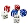 Teacher Created Resources Dice 58 Red White Blue Pack of 18