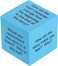 Teacher Created Resources 20634 Foam Reading Comprehension Cubes Blue 2 x 2