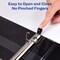 Avery HeavyDuty View 3 Ring Binder 1 One Touch EZD Rings 1 Red Binder 79170