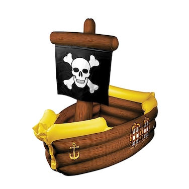 Inflatable Pirate Ship Cooler