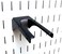 Wall Control Black Metal Pegboard Hook for Tool Board  114in Handle 4in Deep 35lbs Capacity