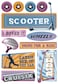 Karen Foster Design  Stickers  Bikes and Scooters Collection  Kids Scooters