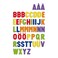 Quercetti Magnetic Uppercase Letters  48 Piece Alphabet Magnet Set in Assorted Colors Made in Italy