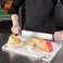San Jamar SafTGrip Plastic Cutting Board with Safety Hook 12 x 18 x 05 White