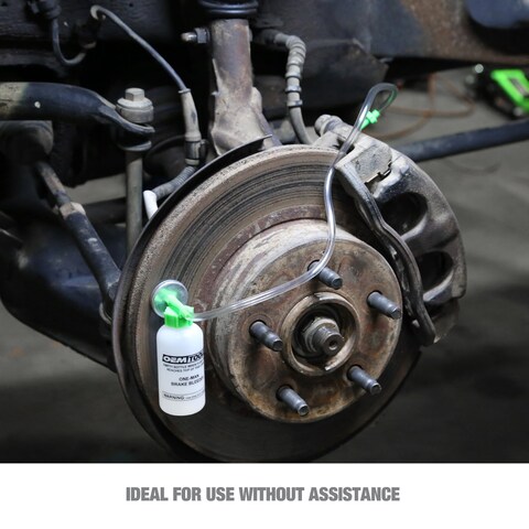 OEMTOOLS 25036 BleedOMatic OneMan Brake Bleeder Kit Featuring An Opaque Brake Bleed Bottle  Transparent Hoses and Tapered Fittings No Mess Brake Fluid Bleeding  Multi colorPackaging May Vary
