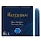 Waterman Fountain Pen Ink Cartridges Short International Serenity Blue 6 Count